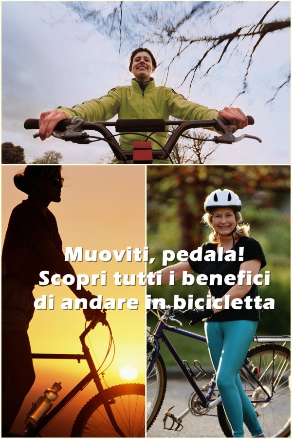 Benefici della bicicletta, uno sport adatto a tutti, per tonificare i muscoli e fare il fiato